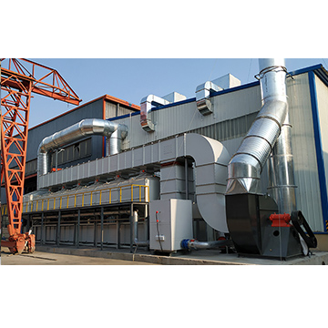 Steel structure factory catalytic combustion