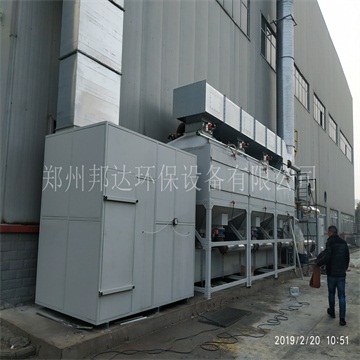 4万风量喷漆房催化燃烧装置-河南倍杰特环保科技有限公司